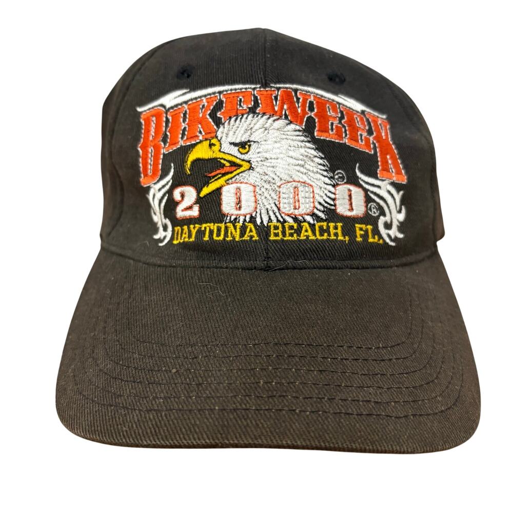 Daytona Bike Week 2000 American Eagle FlexFit Fitted Hat Cap Motorcycle Beach FL
